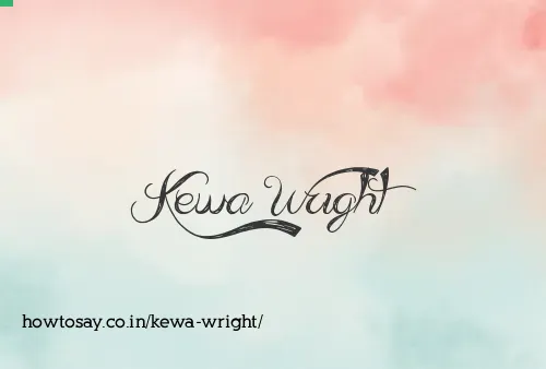Kewa Wright