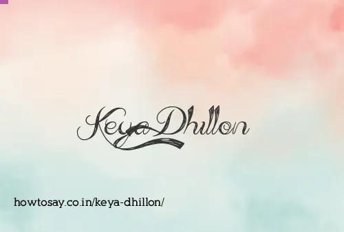 Keya Dhillon