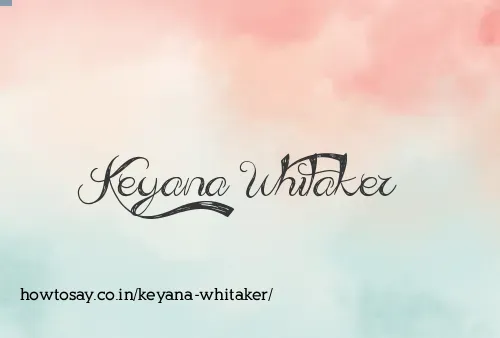 Keyana Whitaker