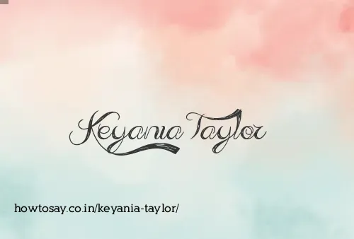 Keyania Taylor