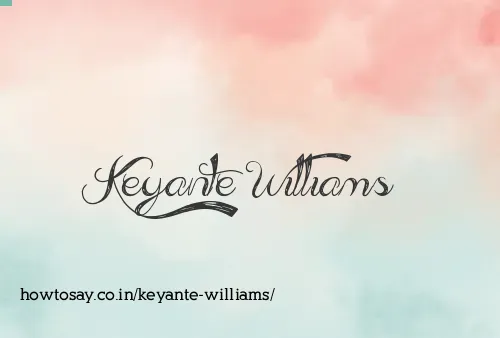 Keyante Williams