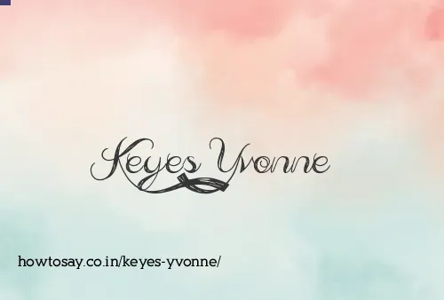 Keyes Yvonne