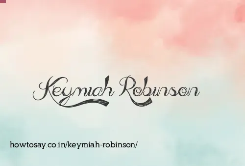 Keymiah Robinson