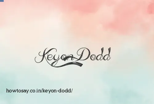 Keyon Dodd
