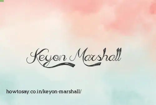 Keyon Marshall