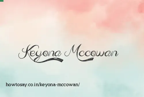 Keyona Mccowan