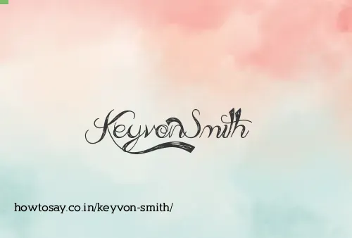 Keyvon Smith