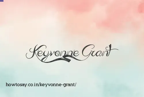 Keyvonne Grant