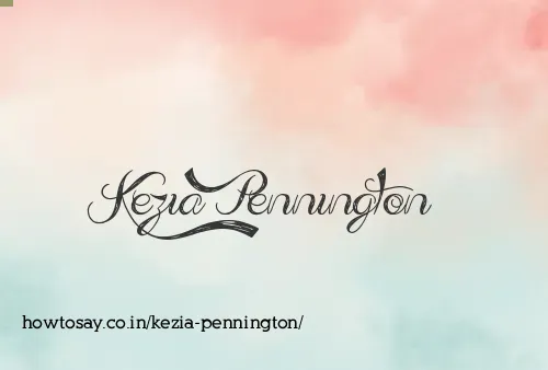 Kezia Pennington