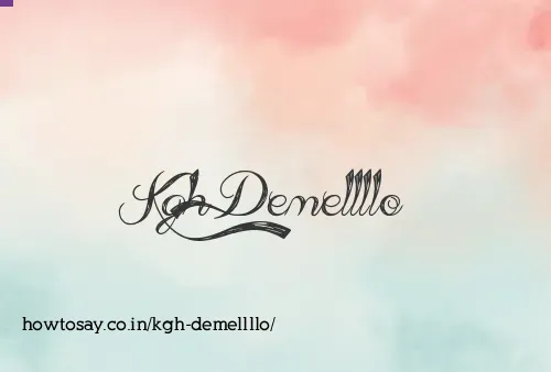Kgh Demellllo