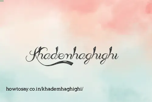 Khademhaghighi