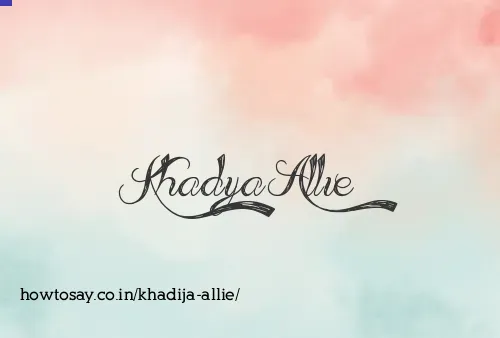 Khadija Allie