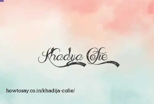 Khadija Cofie