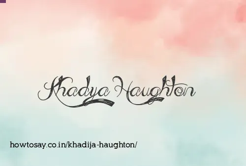 Khadija Haughton