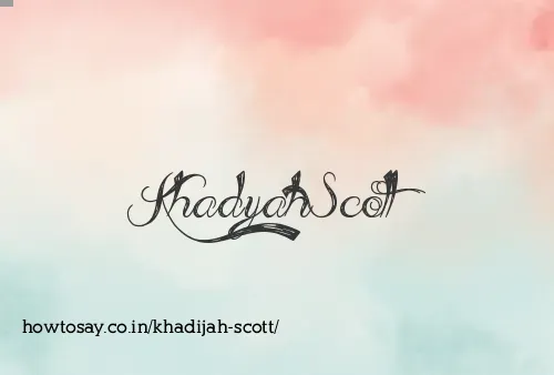 Khadijah Scott
