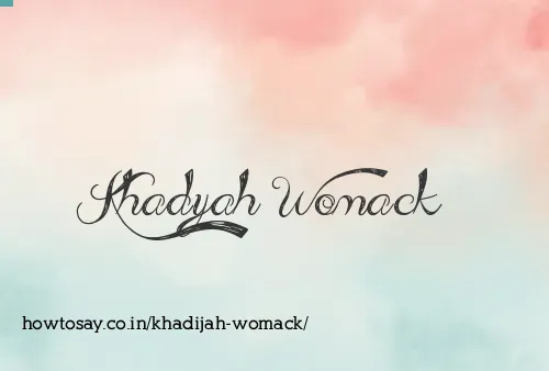 Khadijah Womack