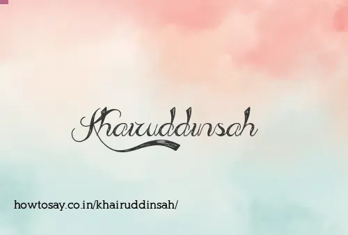 Khairuddinsah