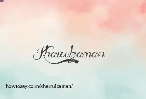 Khairulzaman