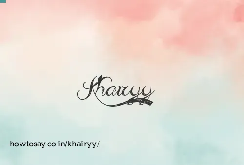 Khairyy