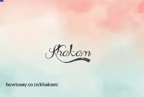 Khakam
