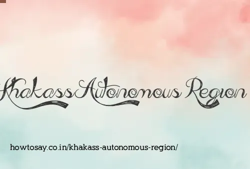 Khakass Autonomous Region