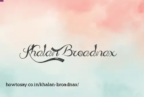 Khalan Broadnax