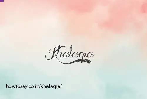 Khalaqia