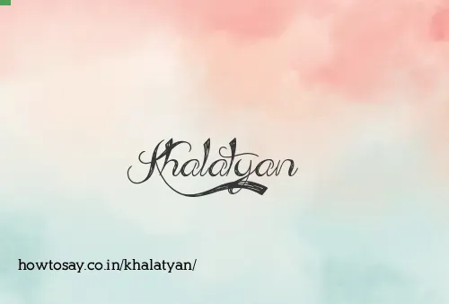 Khalatyan