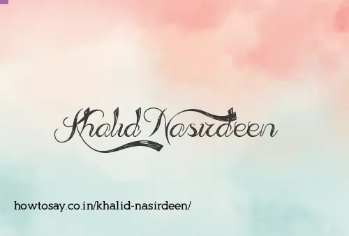 Khalid Nasirdeen