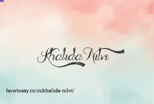 Khalida Nilvi