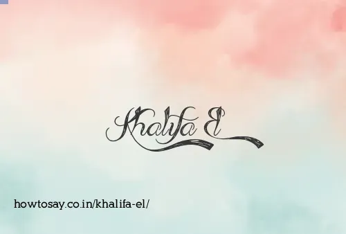 Khalifa El