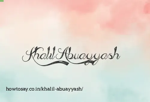 Khalil Abuayyash