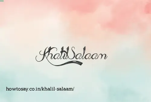 Khalil Salaam