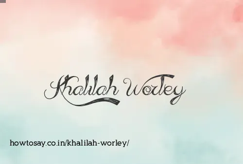Khalilah Worley