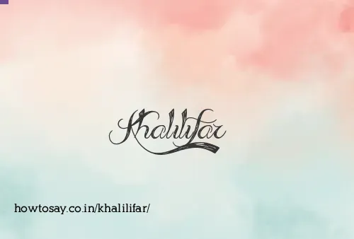 Khalilifar