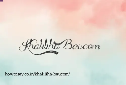 Khaliliha Baucom