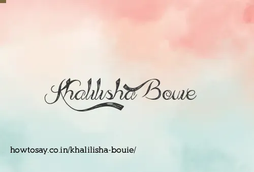 Khalilisha Bouie