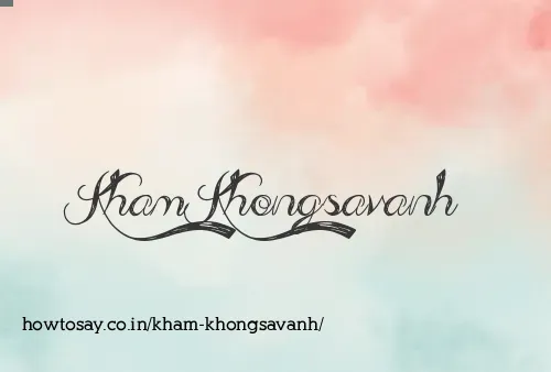 Kham Khongsavanh