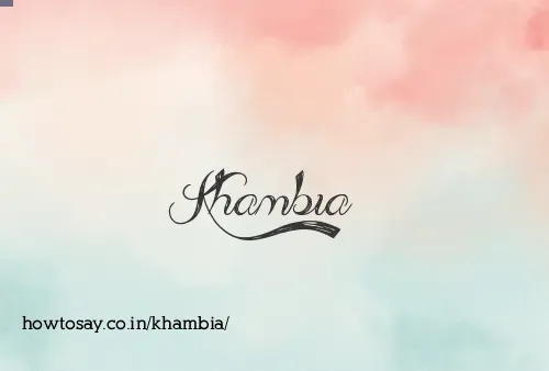 Khambia