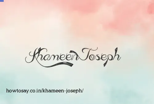 Khameen Joseph