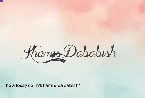 Khamis Dababish