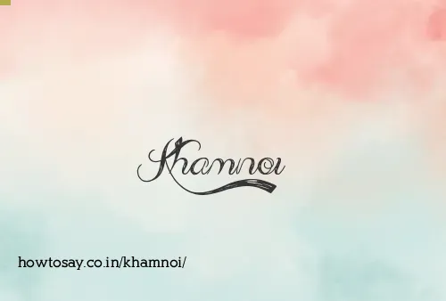 Khamnoi