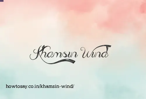 Khamsin Wind