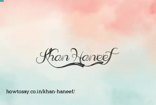 Khan Haneef
