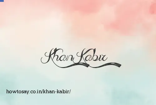Khan Kabir