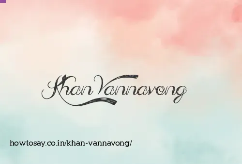 Khan Vannavong