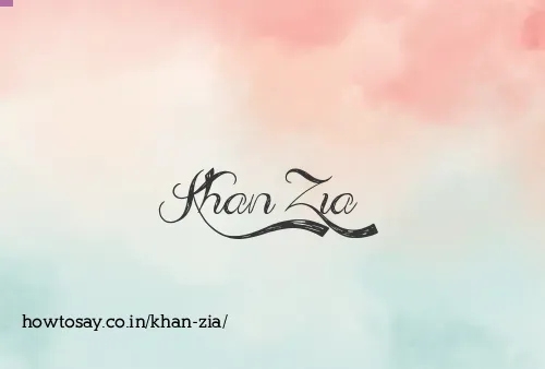 Khan Zia