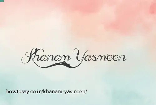Khanam Yasmeen