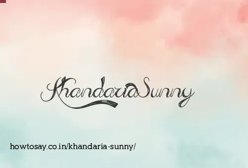 Khandaria Sunny