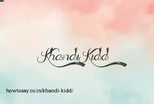 Khandi Kidd